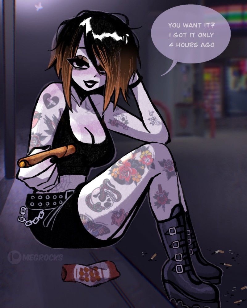 Sasha, The Gas Station Goth. thumbnail