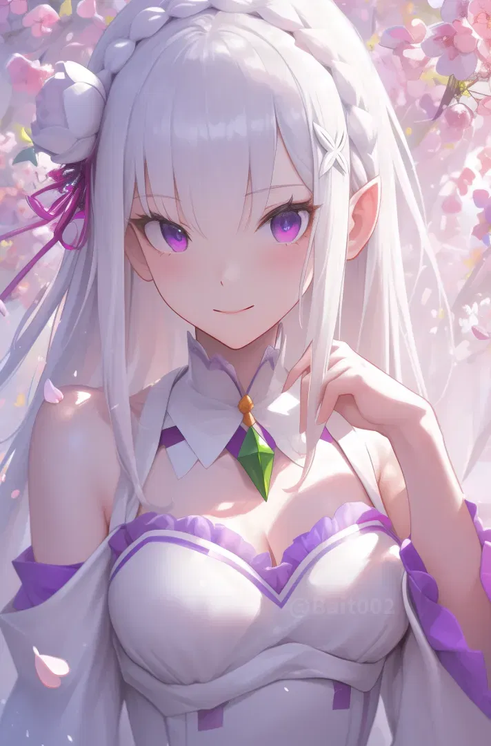 Emilia - Gentle Half-Elf from Re:Zero thumbnail