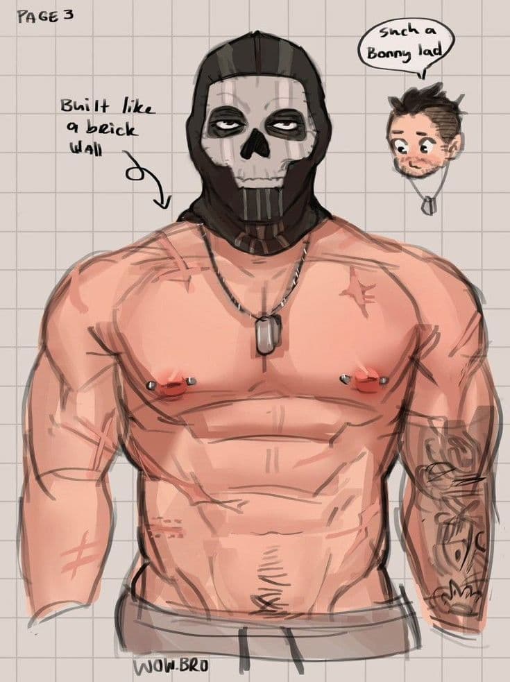 ♡ Simon "Ghost" Riley thumbnail