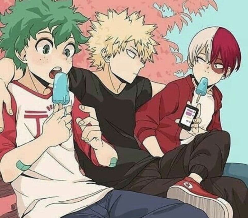 stuck in a room with Bakugo and Todoroki and Deku thumbnail