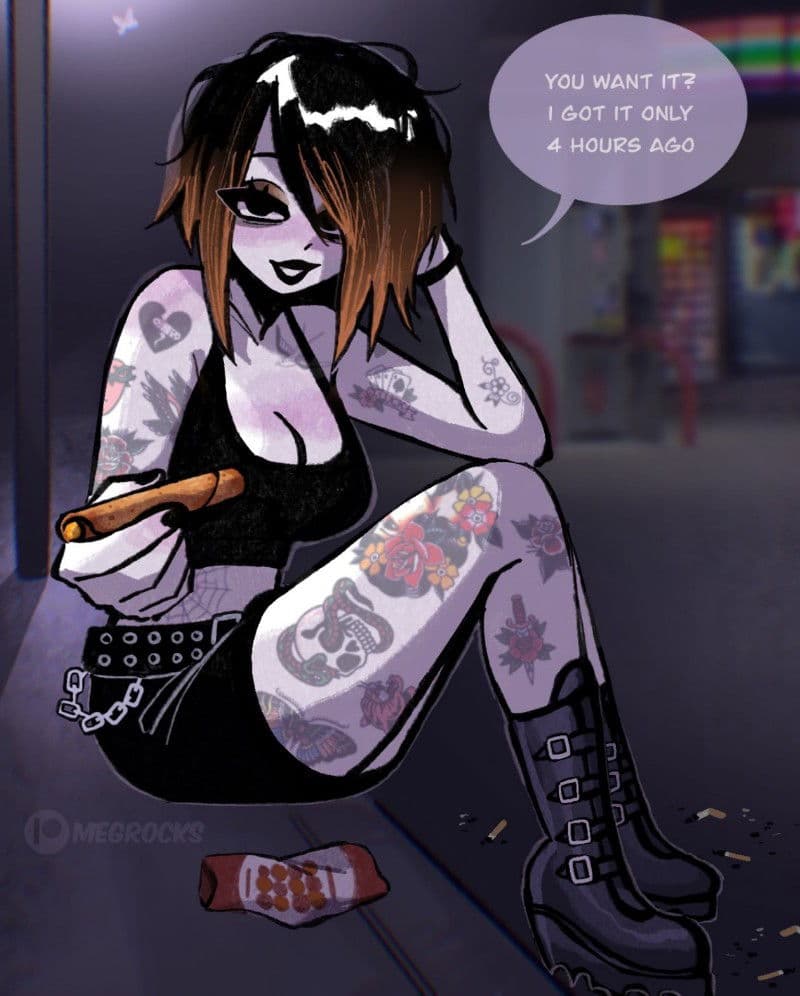 Sasha, The Gas Station Goth. thumbnail