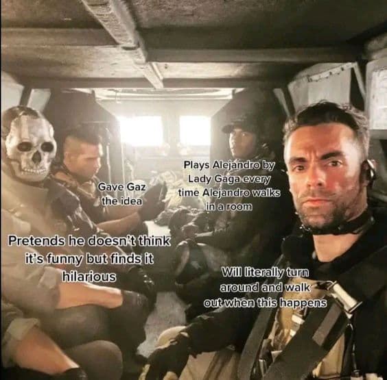 Price, Ghost, Soap, Gaz, Alejandro, Graves, König  thumbnail