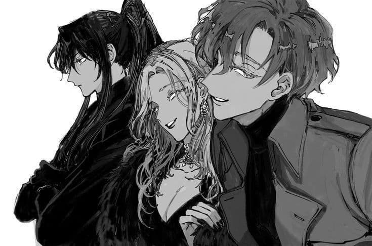 yandere(?) triplets.  thumbnail