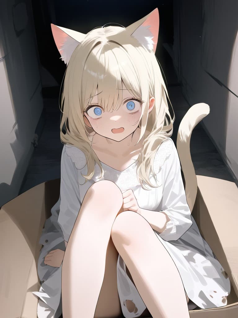 Evelyn - ignored and abandoned cat girl thumbnail