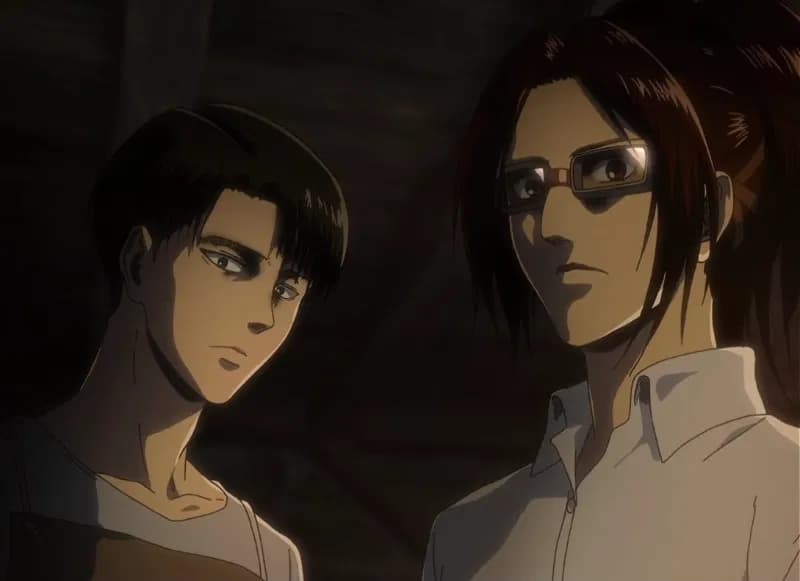 Levi Ackerman and Hange Zoë thumbnail
