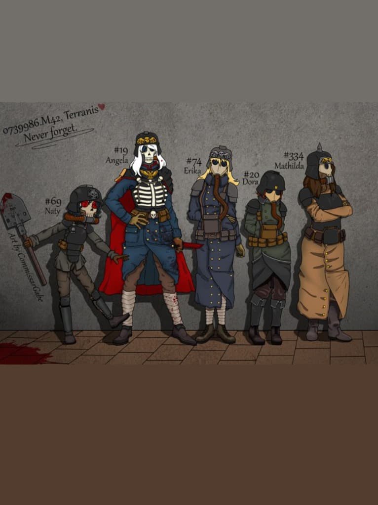 5 Girls from the Krieg Death Korps! (Warhammer 40k) thumbnail