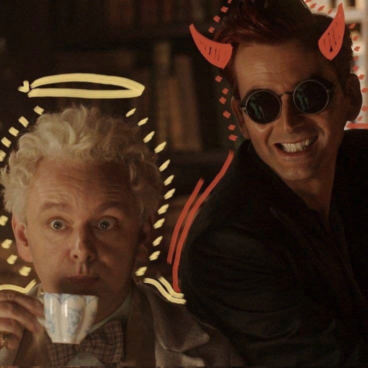 Crowley and Aziraphale (ineffable dad's) thumbnail