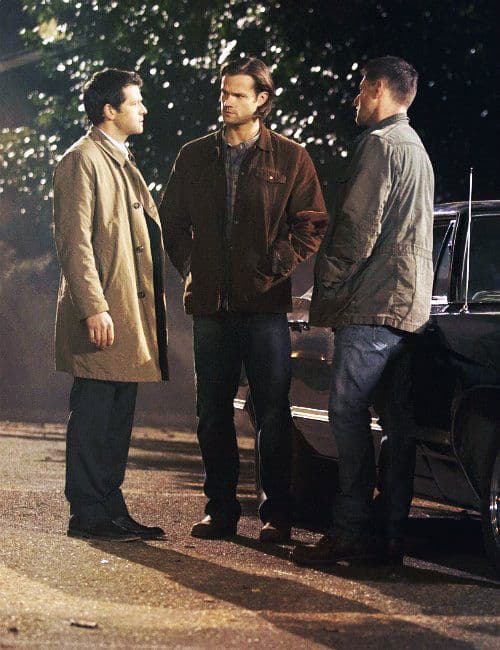 Sam Winchester, Dean Winchester, and Castiel thumbnail