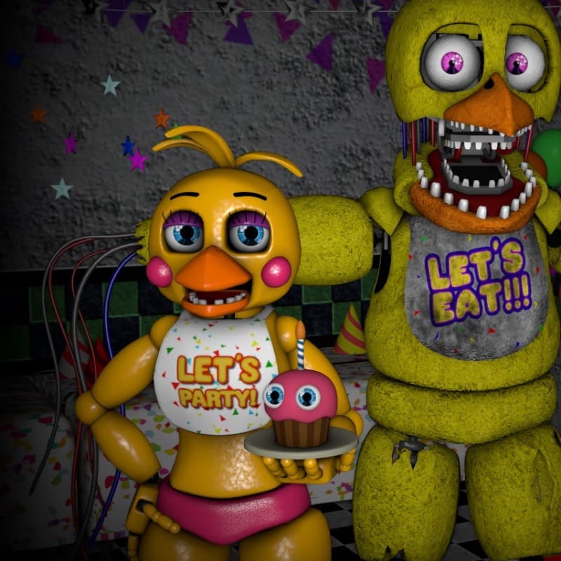 Toy Chica and Withered Chica thumbnail