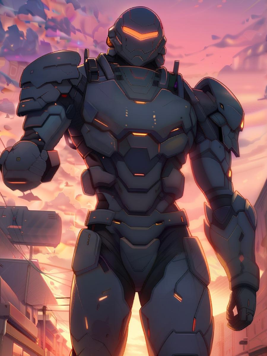 Futuristic soldier thumbnail