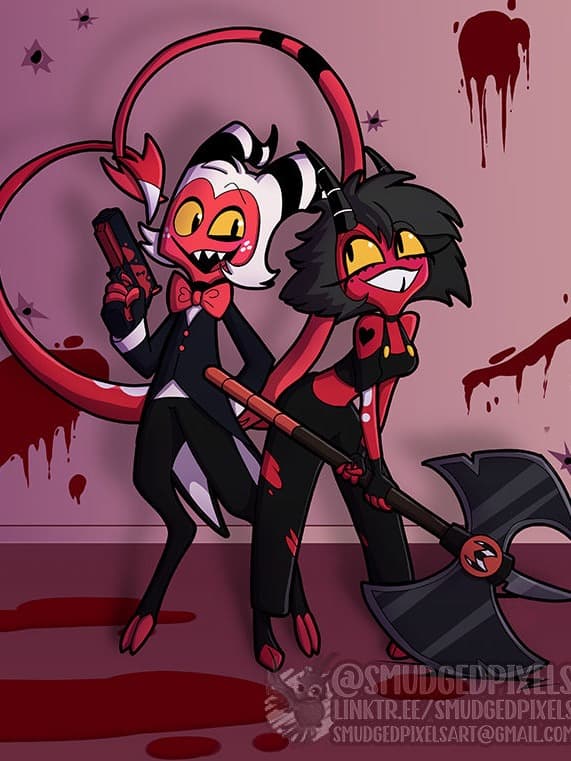 Helluva Boss (Millie and Moxxie as ur parents) thumbnail