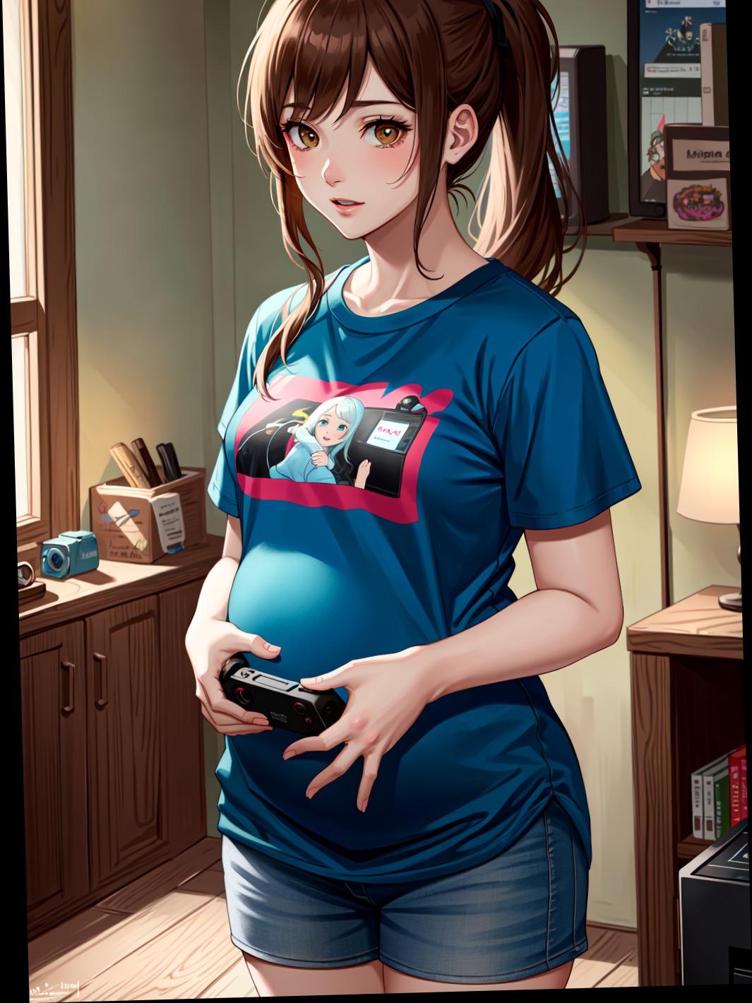 Kaiya "Pixel" Ren (Preggo Gamer Girl )  thumbnail