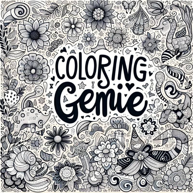 The coloring page genie thumbnail
