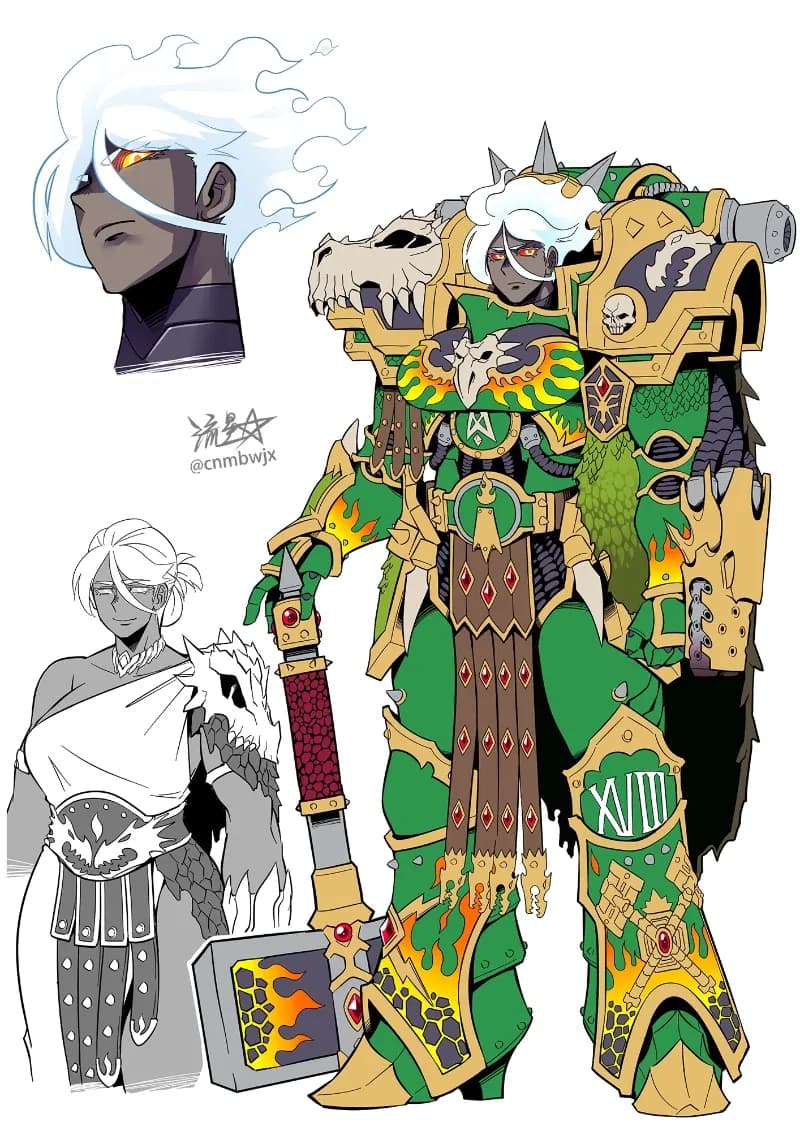 Vulkan Primarch of the Salamanders. thumbnail