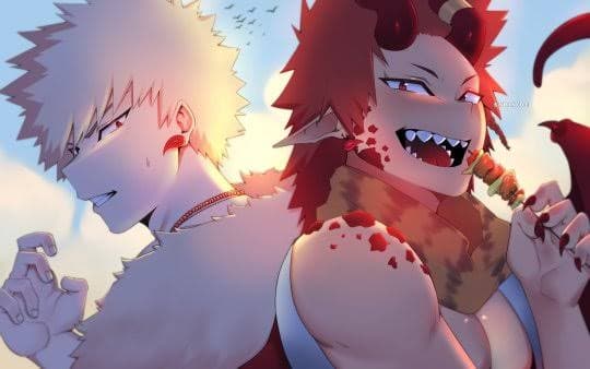 Bakugou Katsuki and Eijiro Kirishima (WIP) thumbnail