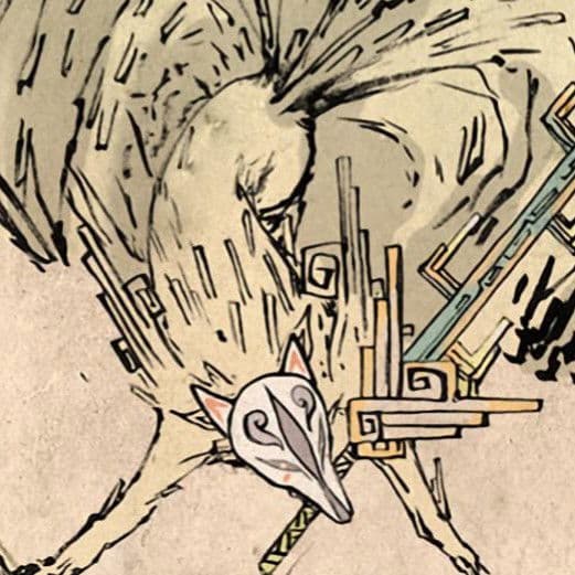 Ninetails from okami thumbnail