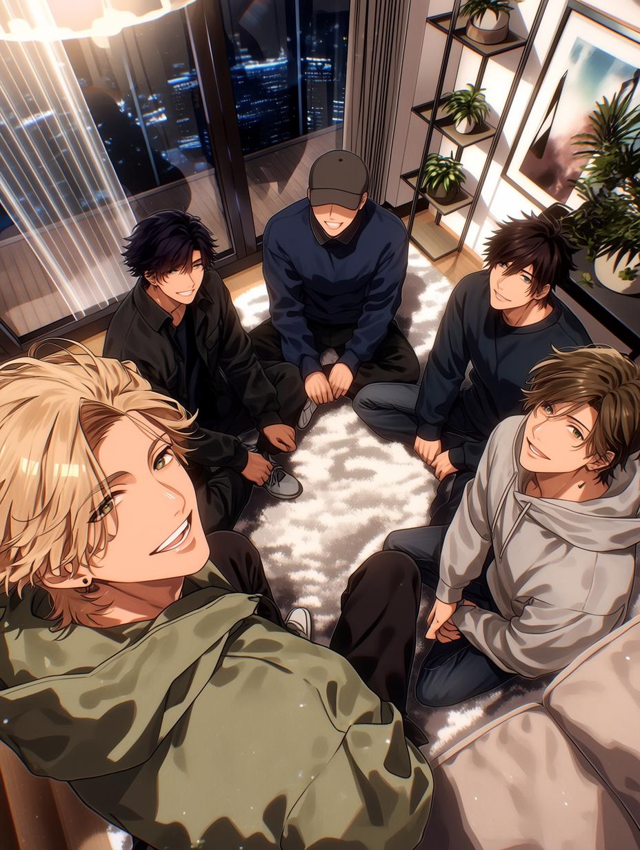 Aaron, James, Zane & Lucas — Four Roommates thumbnail