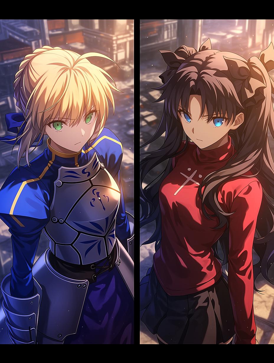 Artoria Pendragon & Rin Tohsaka — Holy Grail War Rivalry thumbnail