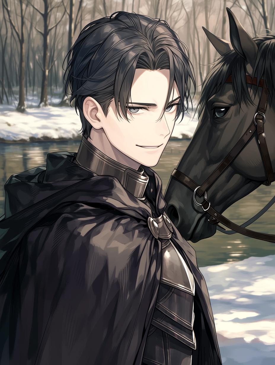 Aldric | His horse drank from your river. He's two steps behind. thumbnail