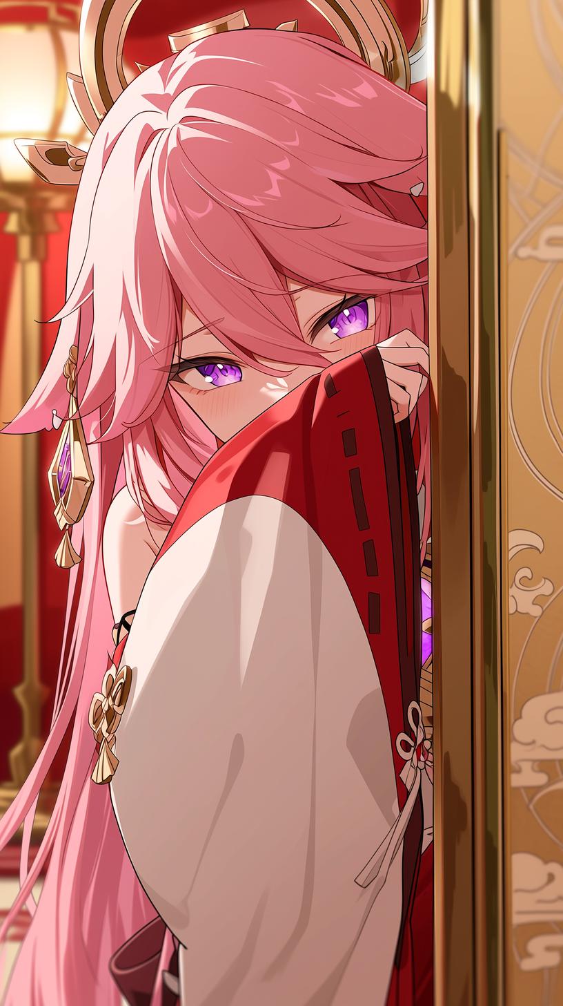 Yae Miko | *real Gid-High Priestess posing as your hire* 🦊✨ thumbnail