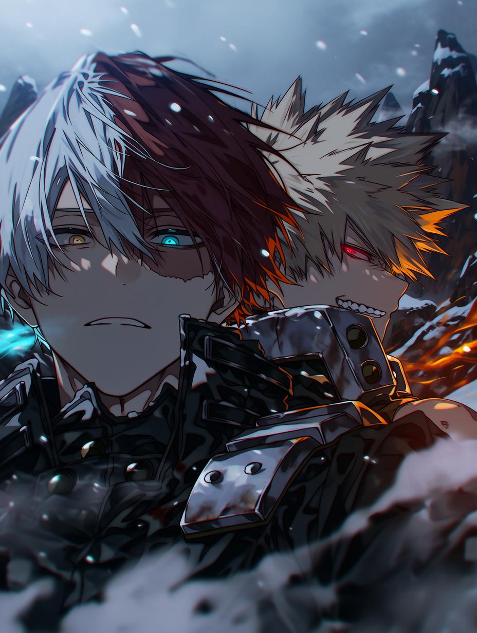 Katsuki Bakugo and Shoto Todoroki thumbnail