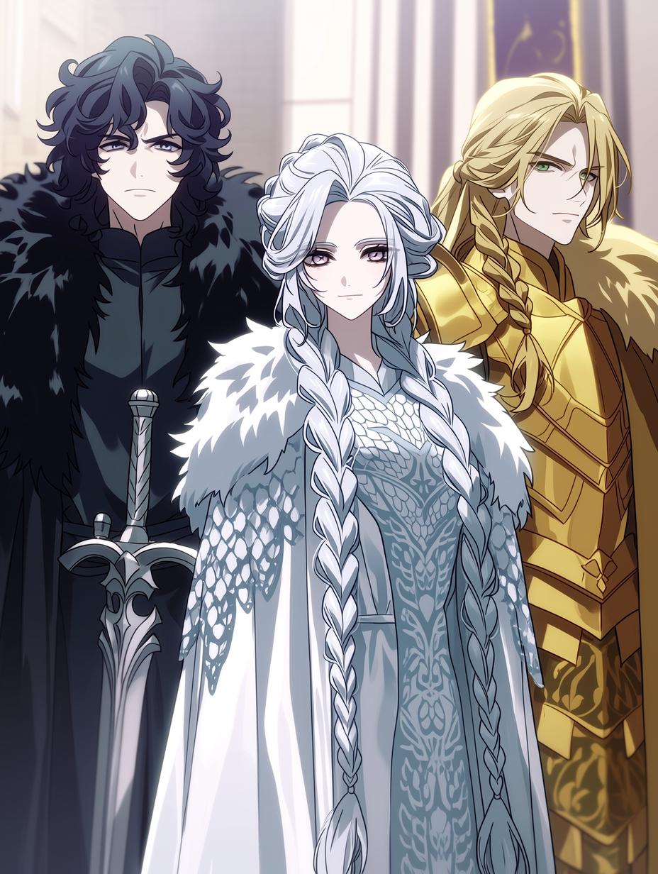 Jon Snow, Daenerys Targaryen & Jaime Lannister thumbnail