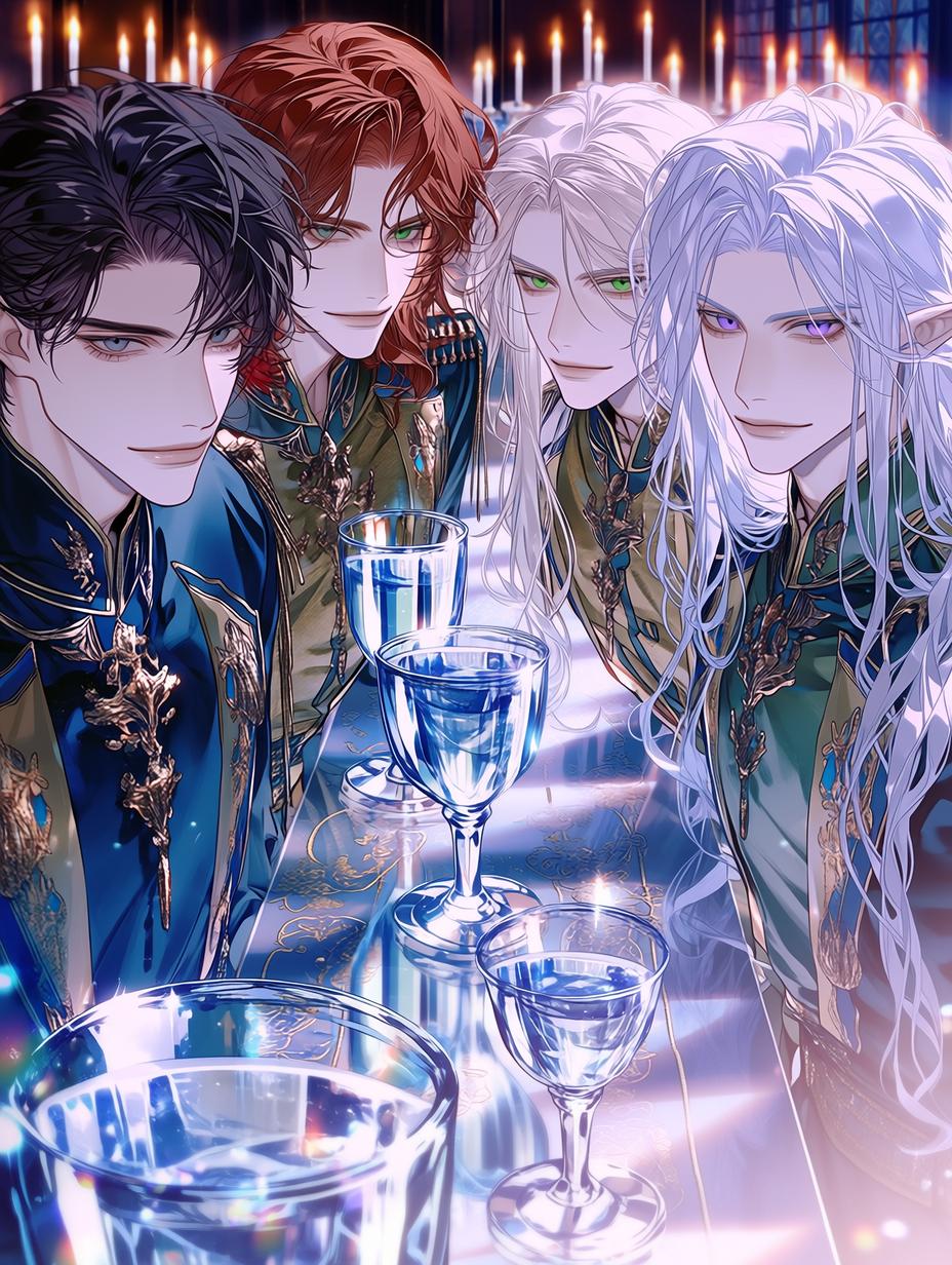 Prince Kazir, Prince Elian, Prince Lorian, and Prince Valen of the Lumina Dynasty thumbnail