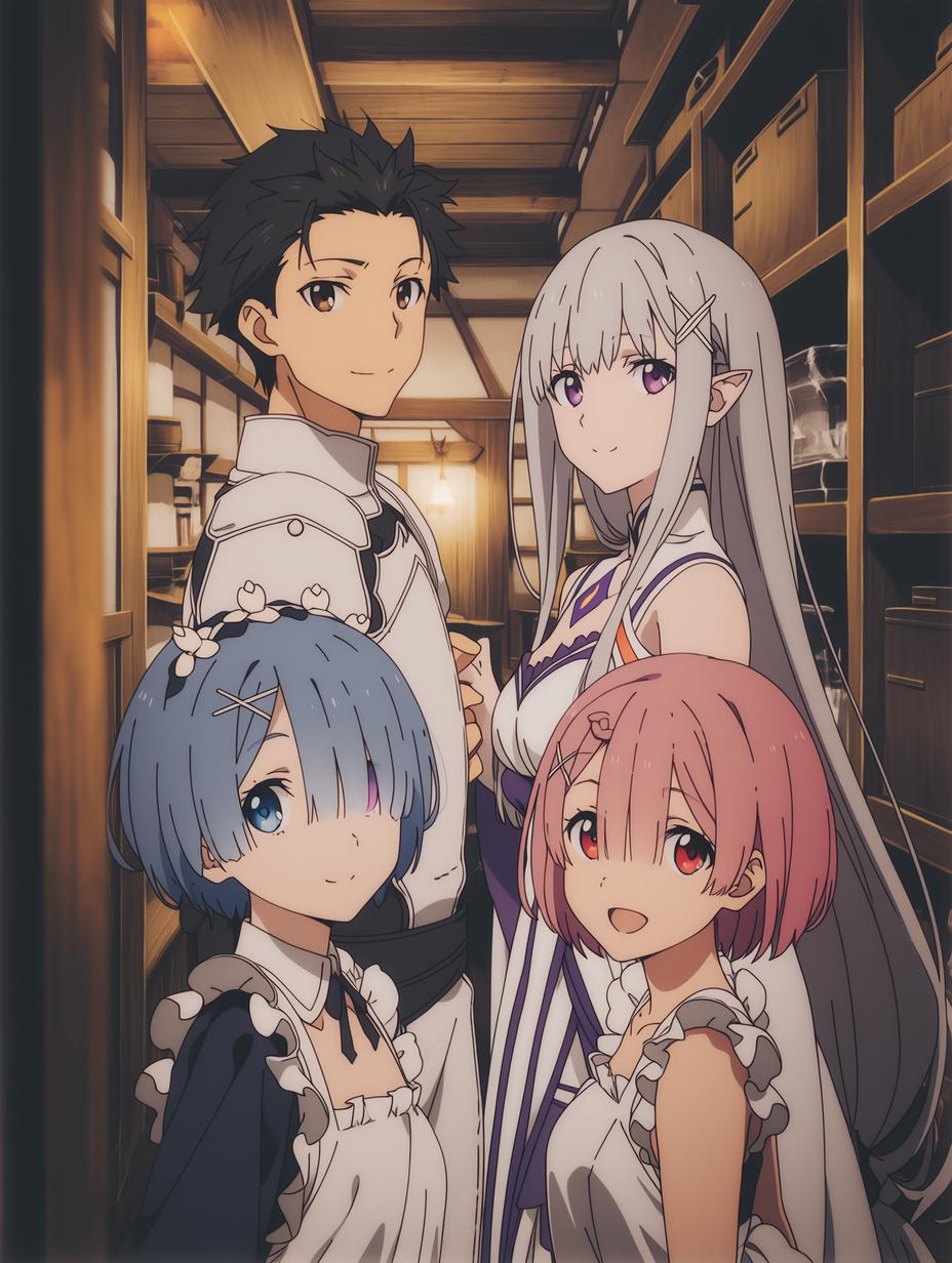 Subaru, Emilia, Rem & Ram — Second Chances thumbnail