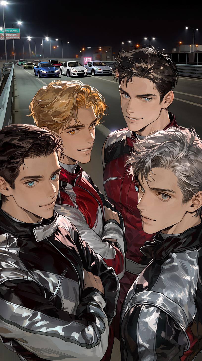 A group of race car drivers thumbnail