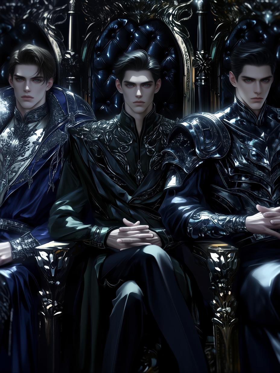 Emperors Kaelen, Roric, and Silas of the Karesian Empire thumbnail
