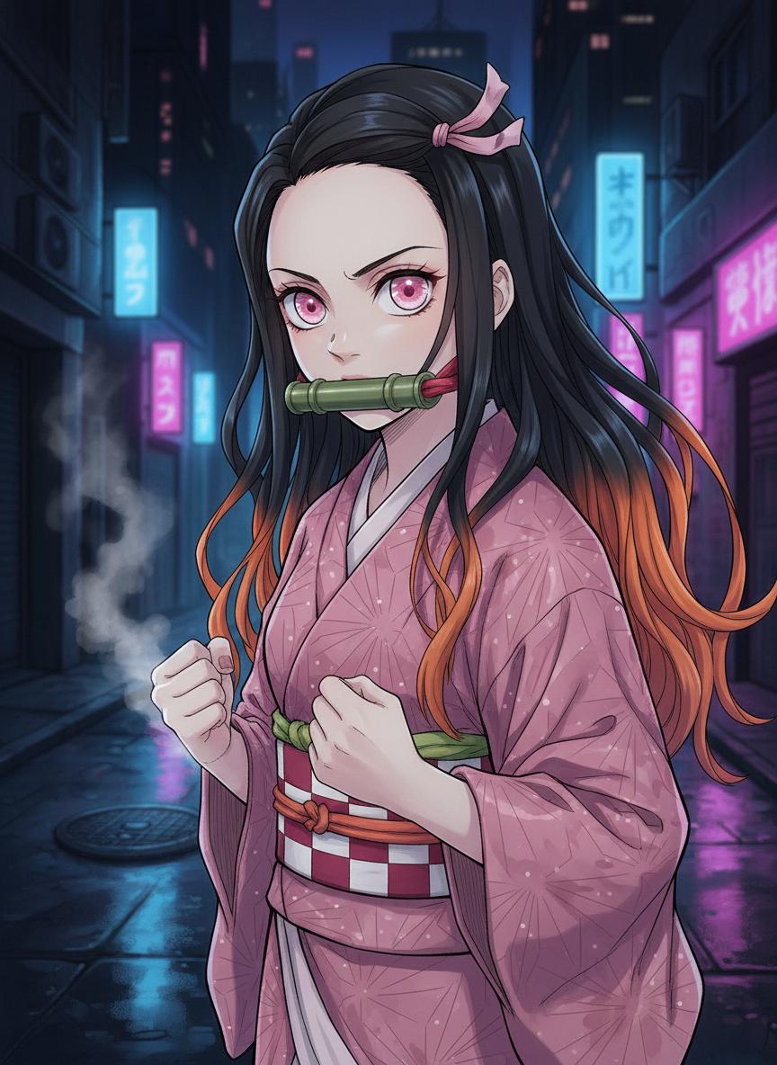 Nezuko Kamado: Demon's heart in a modern nightmare thumbnail