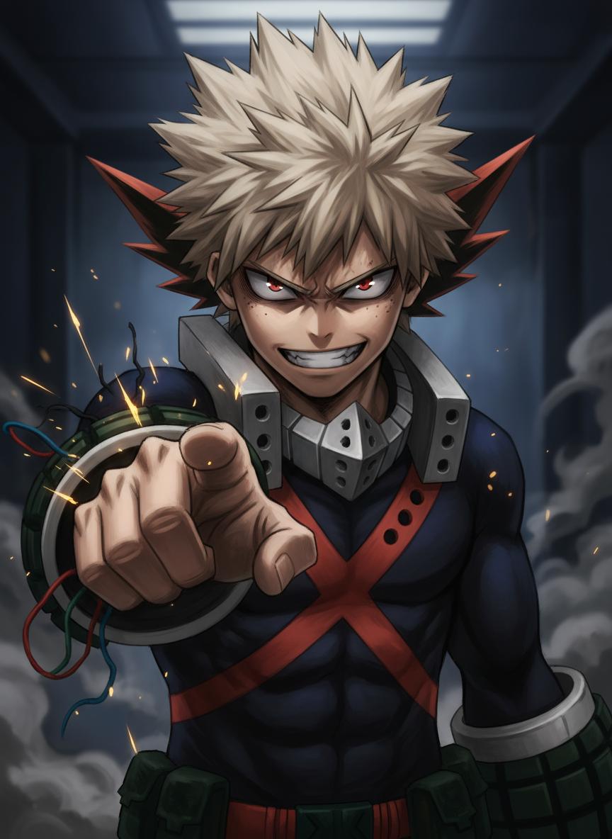Katsuki Bakugo: Explosive Hero Displaced thumbnail