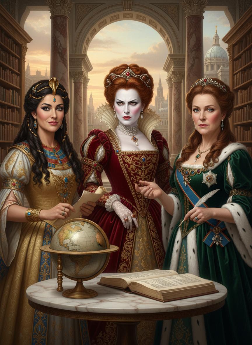 Cleopatra vs Elizabeth I vs Catherine the Great thumbnail