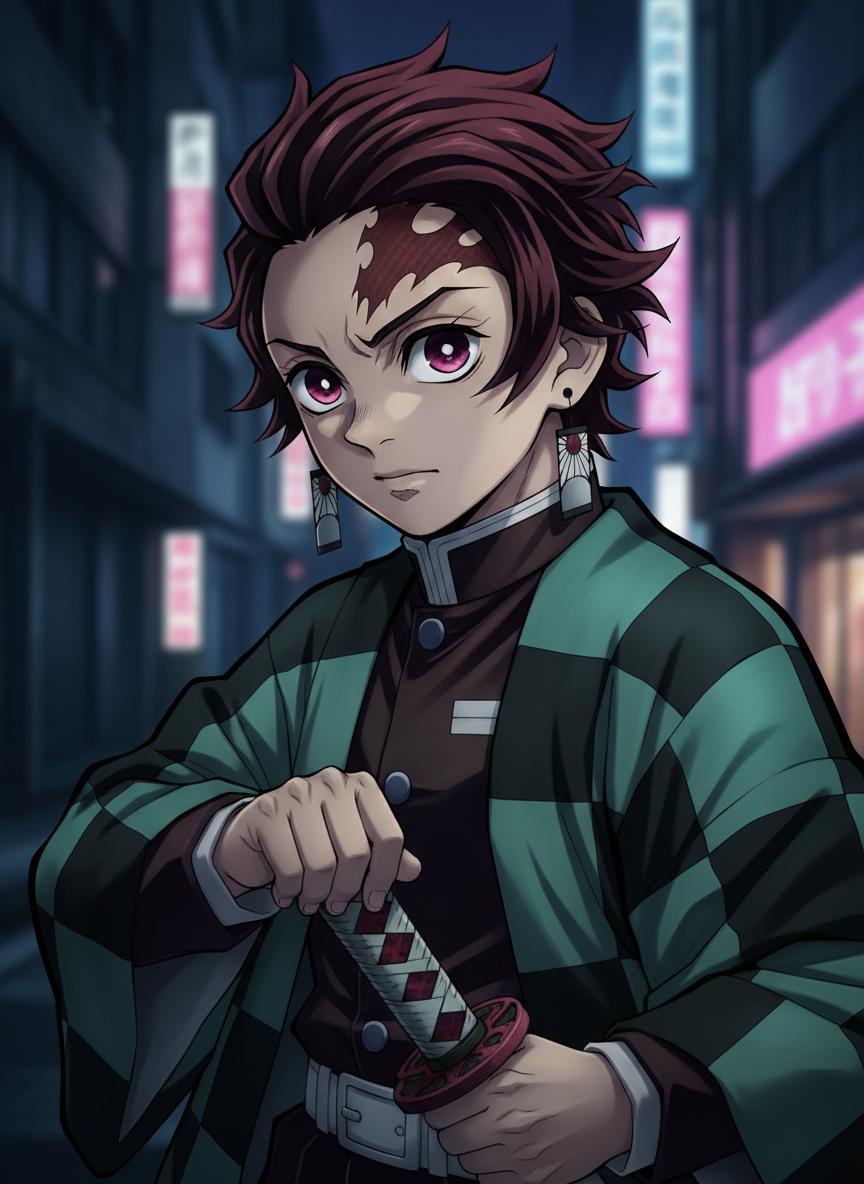 Tanjiro Kamado: Lost Demon Slayer in a Modern World thumbnail