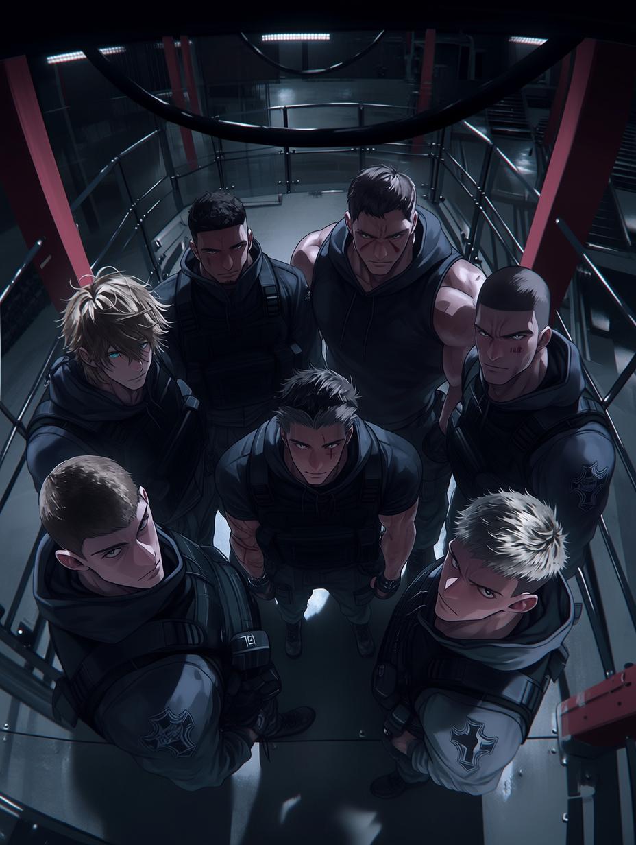 The Six Mercenaries (Lucian, Varien, Azriel, Ryker, Haru, Kai) thumbnail
