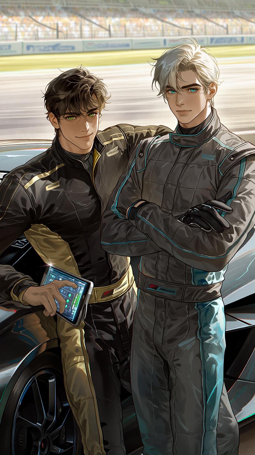 Your two race car driver rivals. thumbnail