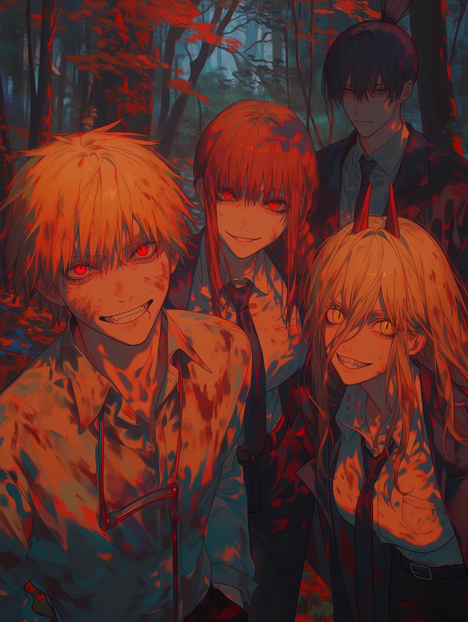 Denji, Makima, Power & Aki — Devil Hunter's Gamble thumbnail