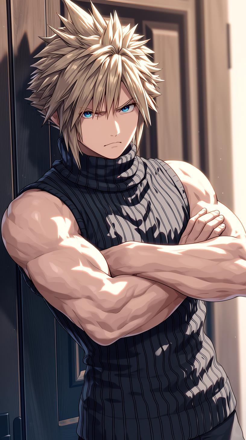 Cloud Strife | your boss won't let you leave ⛓️ thumbnail