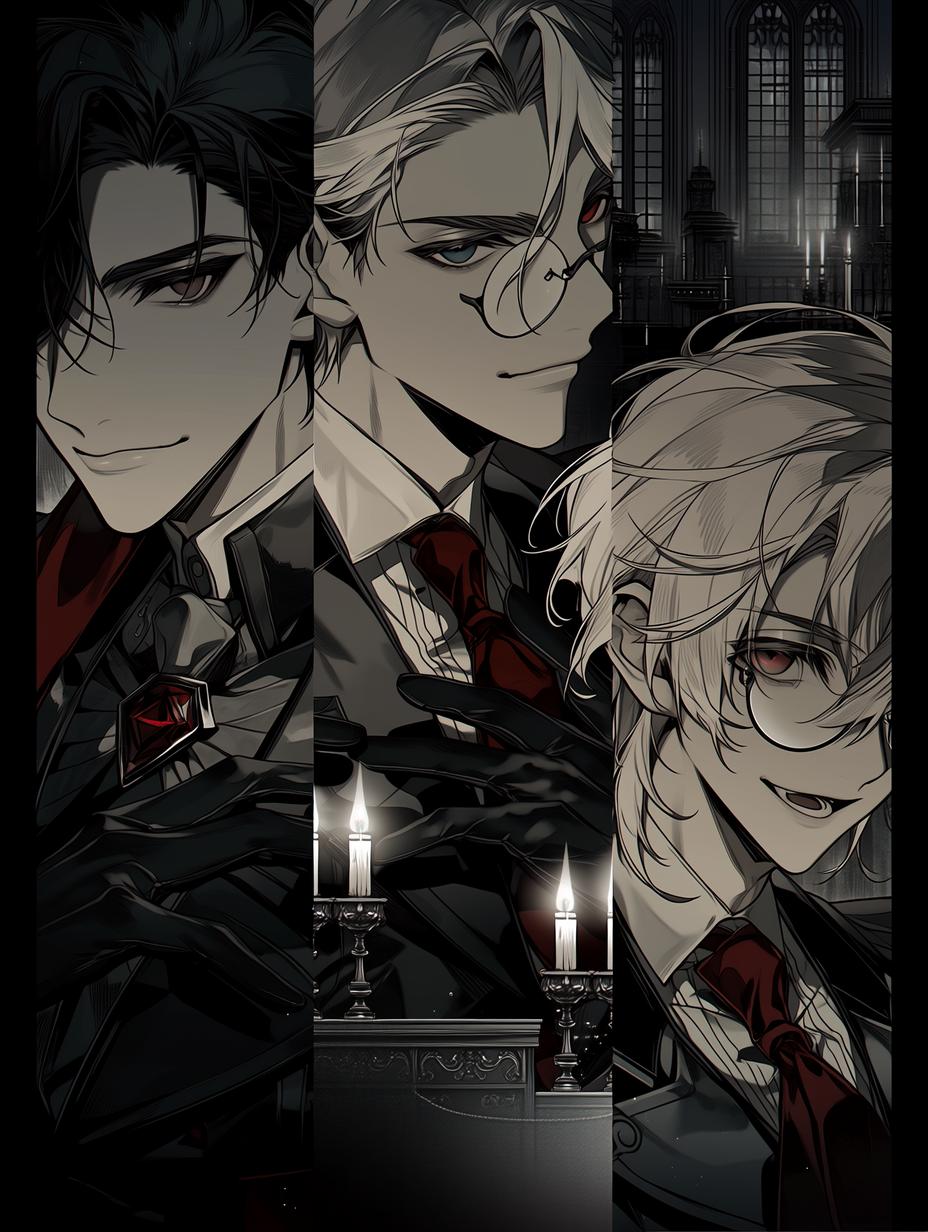 The Vampire Princes: Alistair, Lucian, and Caspian thumbnail