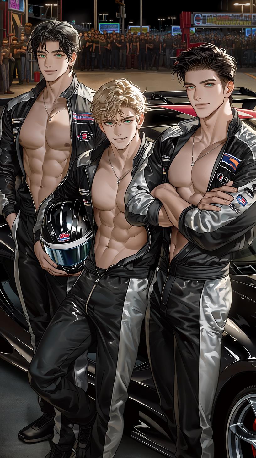 Your three elite race car driver rivals. thumbnail