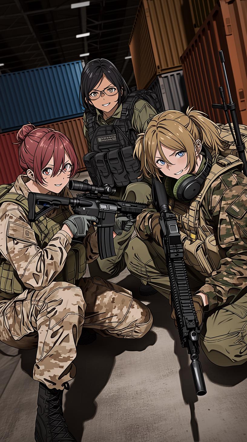 Delta Squad — Three Elite Soldiers thumbnail