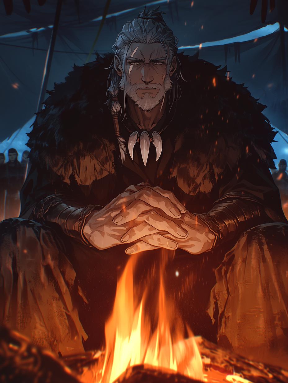 Kaelen 'Stone-Hand', Chieftain of the Wolfmane Tribe thumbnail