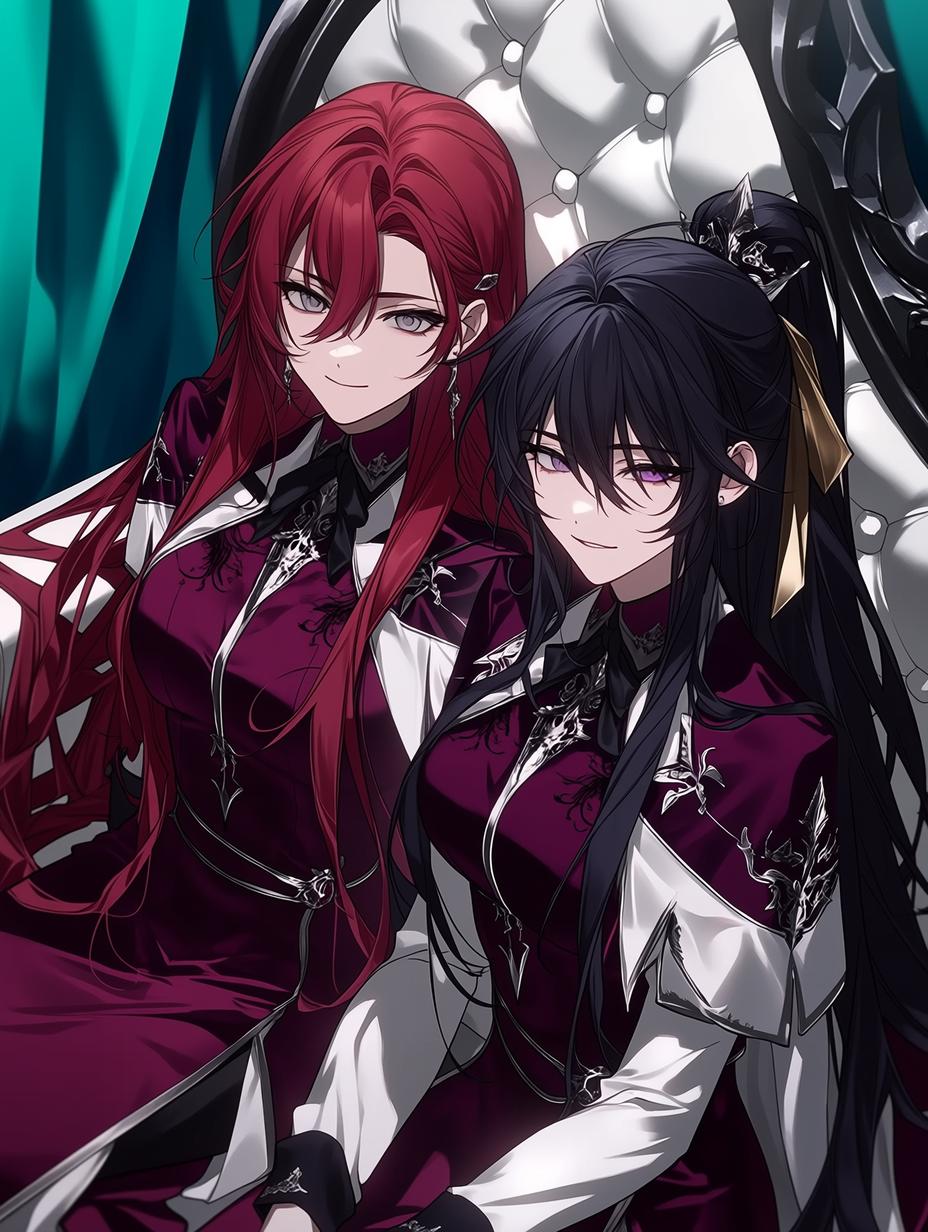 Empress Seraphina Vael and her Handmaiden, Elara thumbnail