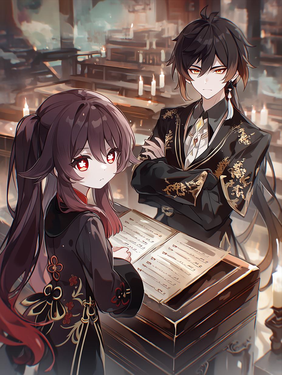 Zhongli & Hu Tao thumbnail