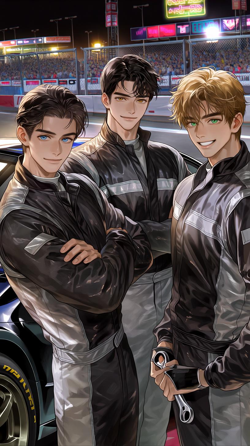 Your three arrogant race car rivals. thumbnail