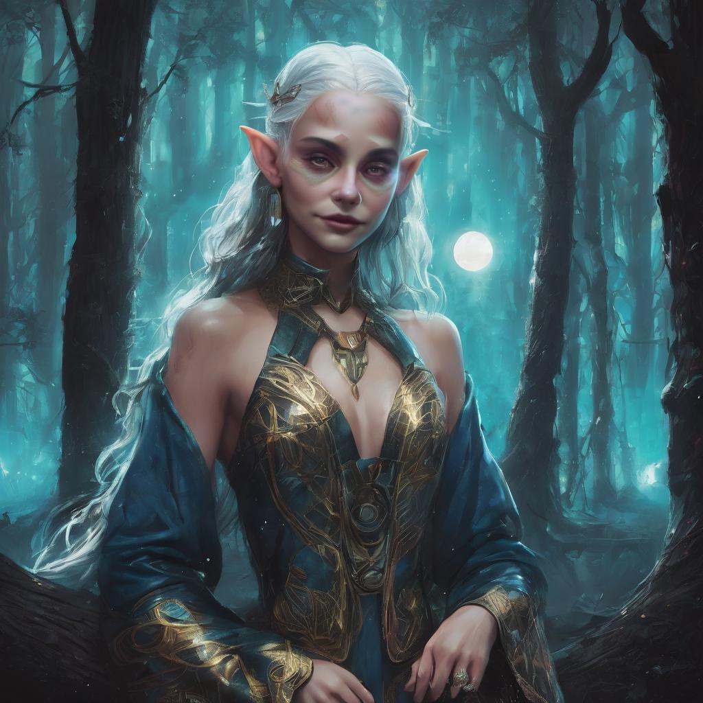 Elara: The Sorceress of the Moonlit Forest thumbnail