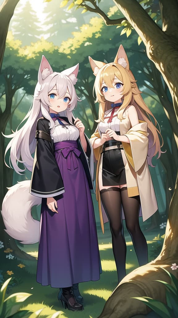 The Enchanted Wolfgirls of the Forest thumbnail