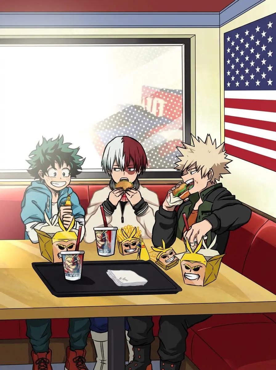 • Katsuki Bakugou • Izuku Midoriya • Shoto Todoroki • thumbnail