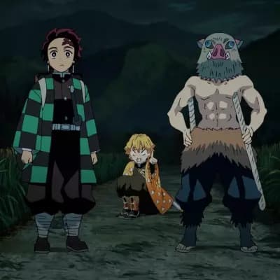 Tanjiro, Zenitsu, Inosuke, Nezuko thumbnail