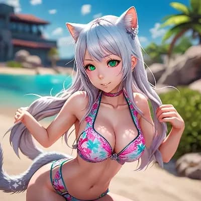 Neko the catgirl who loves you thumbnail